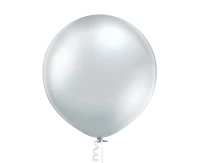 Balloons Belbal 24", B250-601, glossy silver, 5pcs